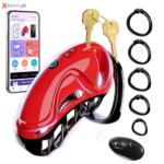 Male Chastity Cage with Vibrations